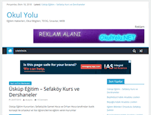 Tablet Screenshot of okulyolu.net